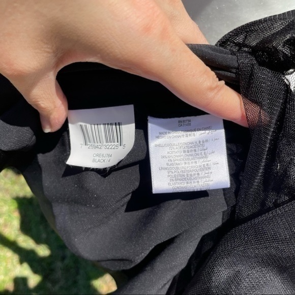 BCBG Black Strapless Cocktail Dress 4 - Picture 12 of 13